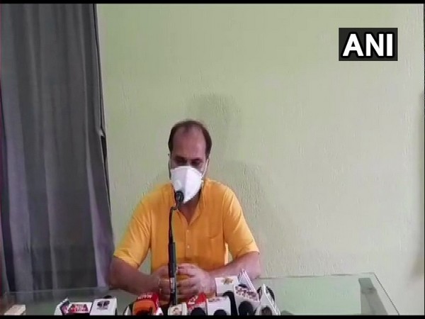 Congress leader in Lok Sabha Adhir Ranjan Chowdhury addressing a press conference on Wednesday. (Photo/ANI)
