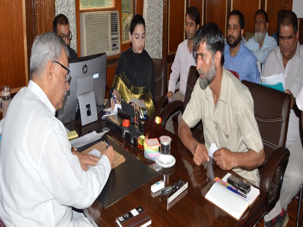 Advisor to Governor Satya Pal Malik, Farooq Khan (left)