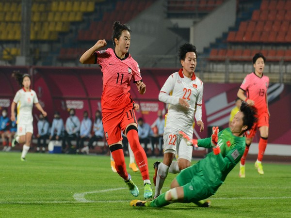 Team Korea Republic in action (Photo/AFC Women's Cup)