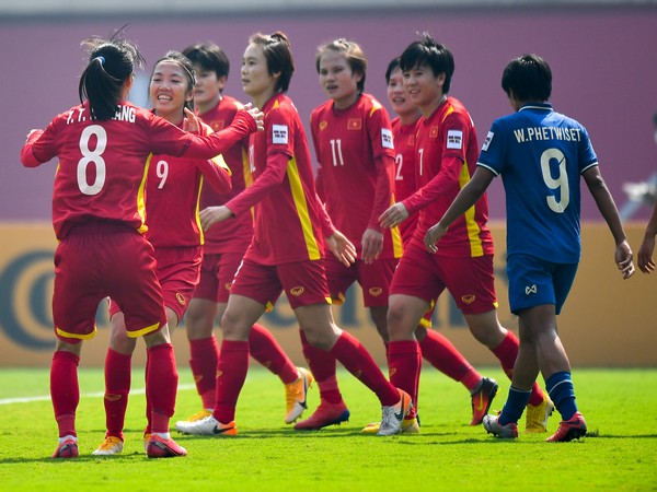 Vietnam defeated Thailand (Photo/AFC Women's Asian Cup)