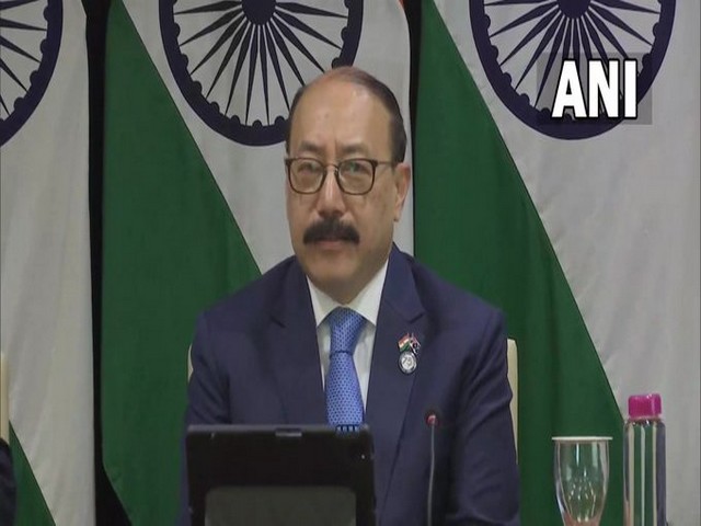 Foreign Secretary Harsh Vardhan Shringla during a special briefing on Monday.