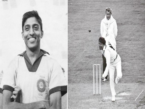 Late Subimal Goswami (L) and former spinner Dilip Doshi (R) (Photo/Indian Football Team Twitter)