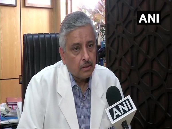 Dr Randeep Guleria, Director, AIIMS Delhi speaking to ANI on Wednesday. Photo/ANI