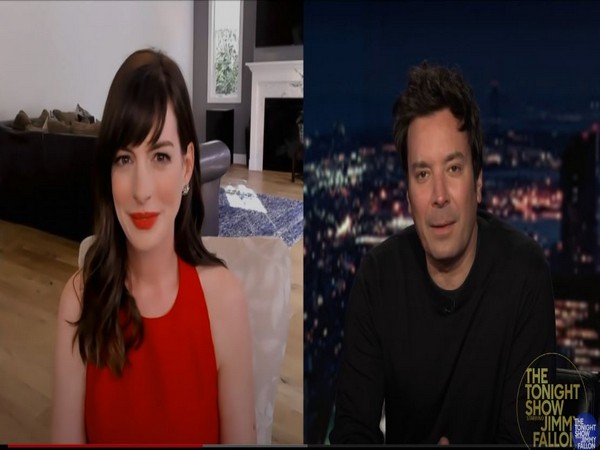 Anne Hathaway and Jimmy Fallon (Image courtesy: YouTube)