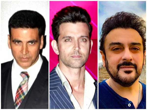 Akshay Kumar, Hrithik Roshan and Adnan Sami (image courtesy: Instagram)