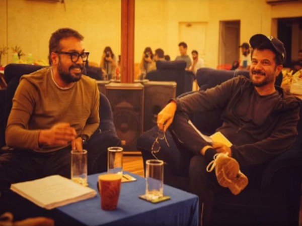 A still of actor Anil Kapoor and filmmaker Anurag Kashyap (Image Source: Instagram)