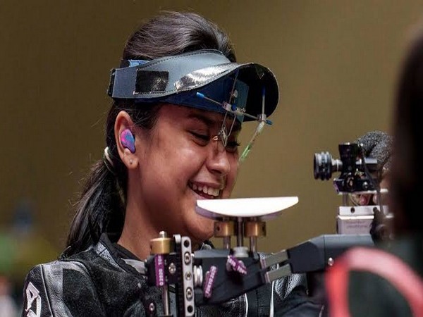 Shooter Avani Lekhara after winning gold at Para Shooting World Cup (Image: SAI Media)