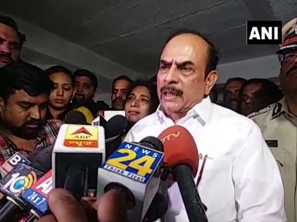 Telangana Home Minister Mohammed Mahmood Ali speaking to reporters in Hyderabad on Friday. Photo/ANI