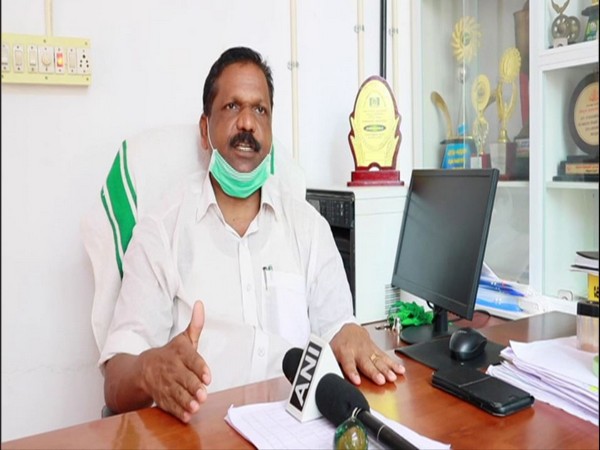 MG Raju, president of Kanjikuzhi Panchayat speaking to ANI on Tuesday. Photo/ANI