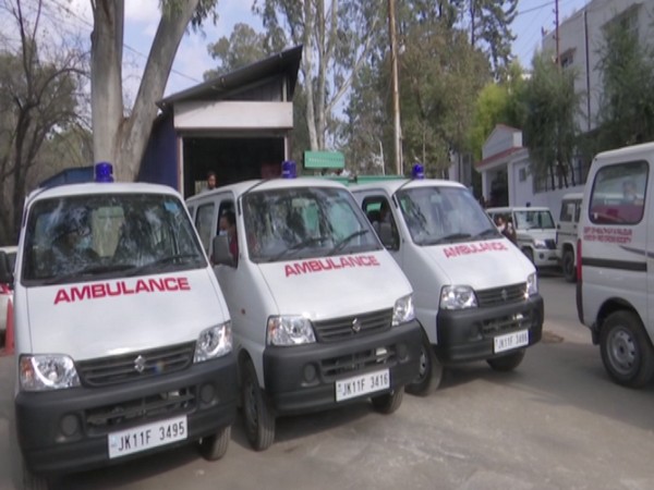 Visual of the ambulances (Photo/ANI) 