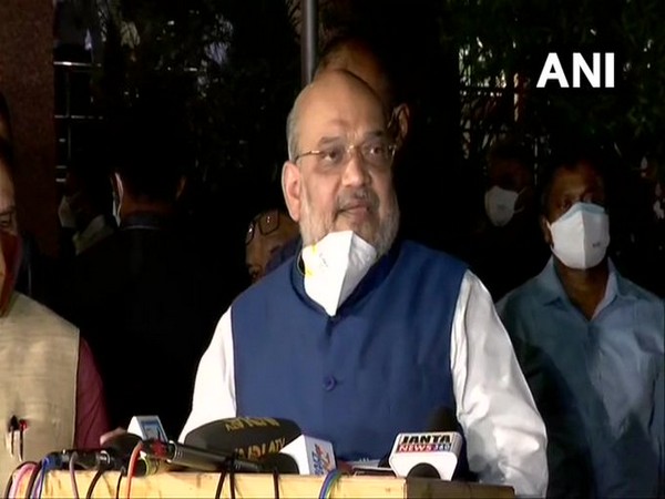 Union Home Minister Amit Shah reviewed the preparedness of Dhanvantari Covid Hospital in Ahmedabad on Friday.