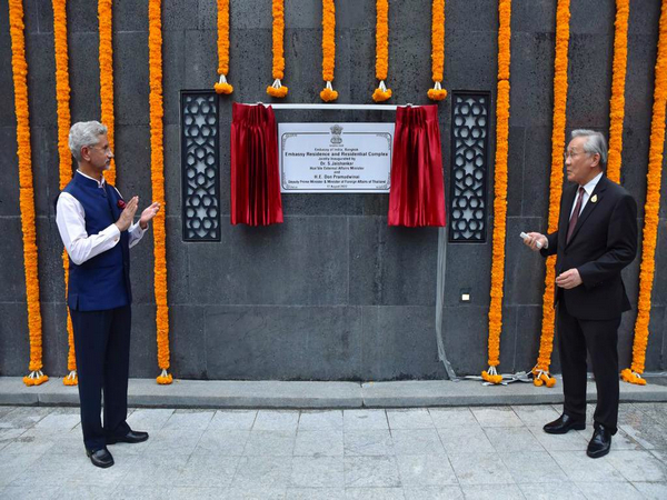 Indian Embassy Residence Complex in Bangkok inaugurated in Thailand (Photo: Twitter/@DrSJaishankar)