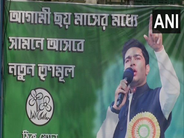 TMC posters with Abhishek Banerjee's image in Kolkata