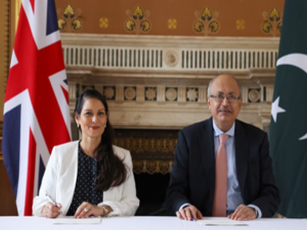 UK Home Secretary Priti Patel and Interior Secretary Yousaf Naseem Khokhar (Photo Credit: UK government)