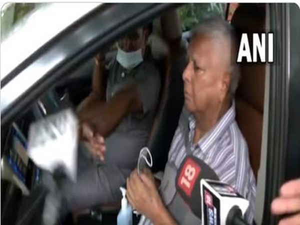 Visual of RJD chief Lalu Prasad Yadav in New Delhi (Photo/ANI)