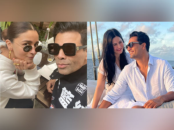 Alia Bhatt, Karan Johar, Vicky Kaushal, Katrina Kaif (Image source: Twitter)