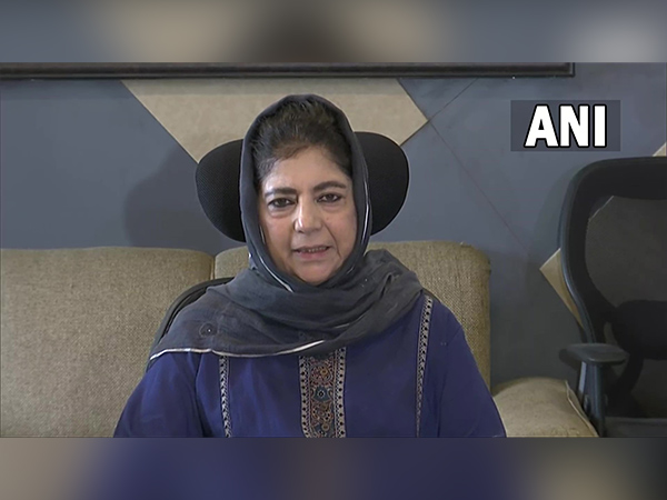 PDP president Mehbooba Mufti.