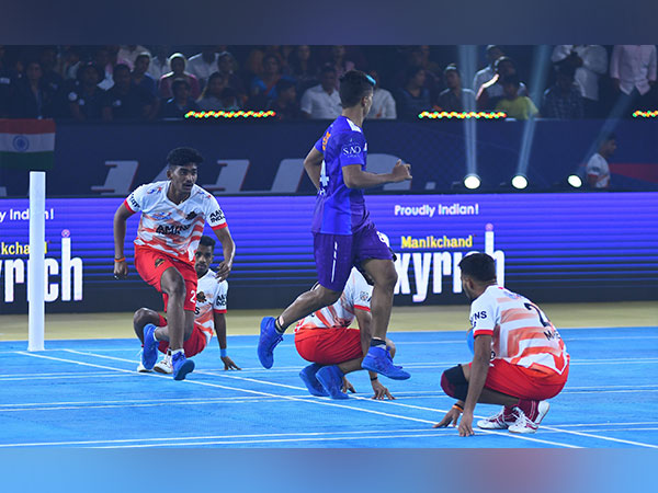 Odisha Juggernauts in action during Ultimate Kho Kho (Image: UKK)