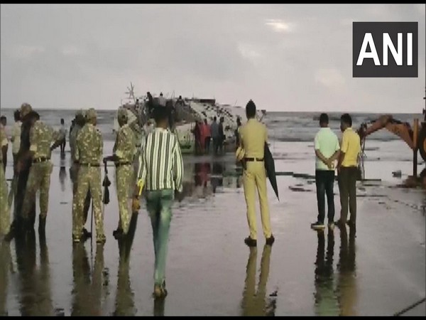 Visual from the spot on Thursday evening (Photo:ANI)