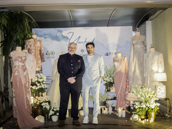 Indian designer Sahil Kochhar with Ambassador of Israel to India Naor Gilon  