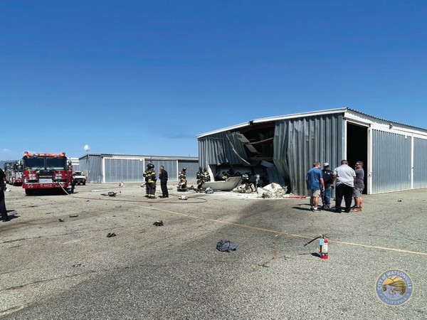 Crash site in Watsonville, California. (Photo Credit: City of Watsonville Twitter handle)