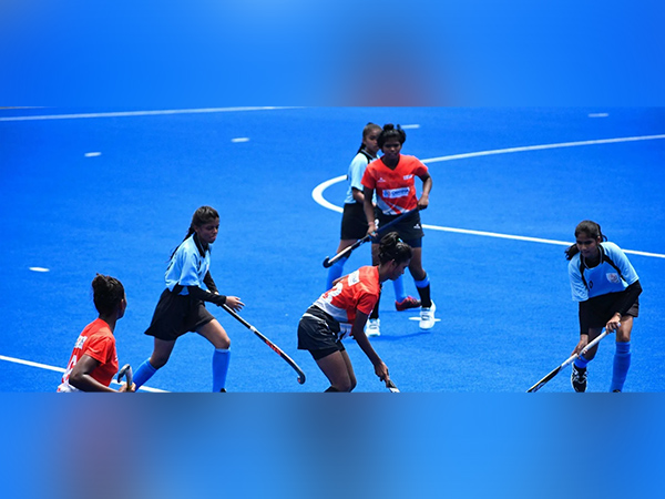 Teams in action during Day 3 of Khelo India Women's Hockey League (Photo: HI Media)