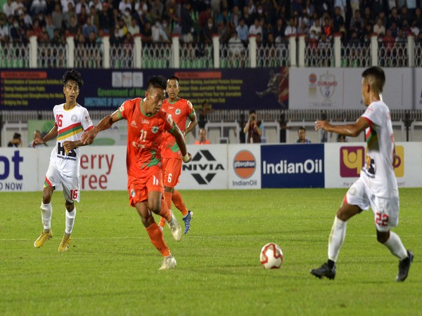 Neroca FC and TRAU FC in action in Durand Cup (Image: Durand Cup)