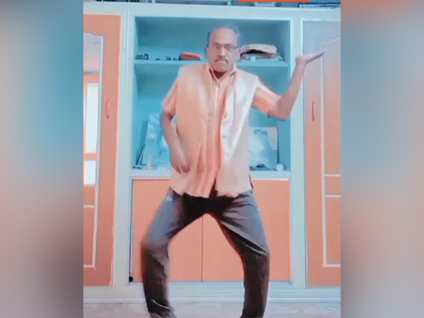 Still from elderly man dance video (Image Source: Instagram)