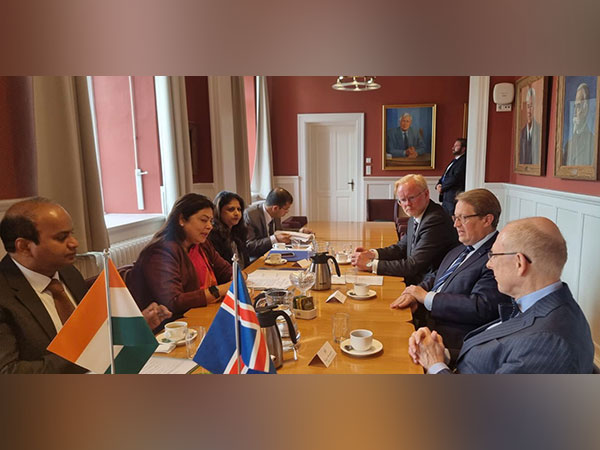 MoS Lekhi meets Icelandic Parliament speaker, discusses parliamentary cooperation (Photo Credit: Twitter)