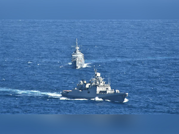 INS Tarkash participates in maritime exercise with Brazilian Navy.