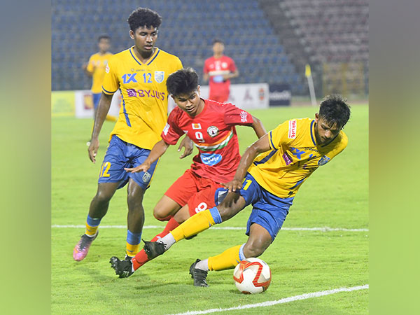 Sudeva FC in action against Kerala Blasters during Durand Cup