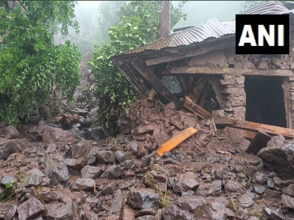 Visuals from the site of the house which collapsed in J-K's Udhampur