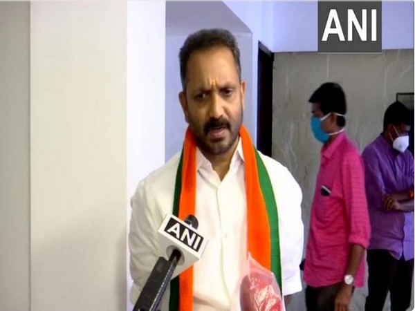 Kerala BJP President K surendran (File Photo/ANI)