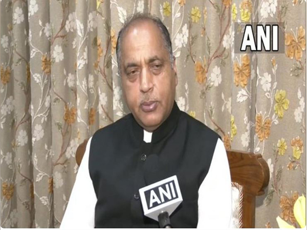 Himachal Pradesh Chief Minister Jai Ram Thakur (File Photo/ANI)