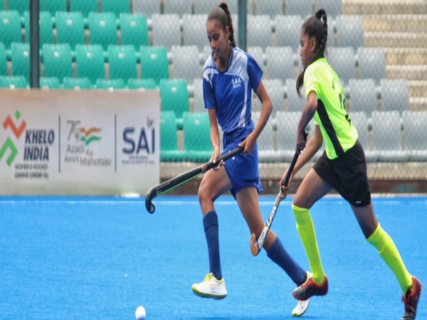 Teams in action during Khelo India Women's Hockey League. (Photo- HI Media)