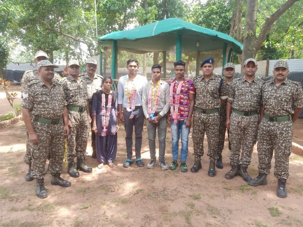 19 Kondagaon youth trained by ITBP selected for 'Bastar Fighters' (ANI Photo)