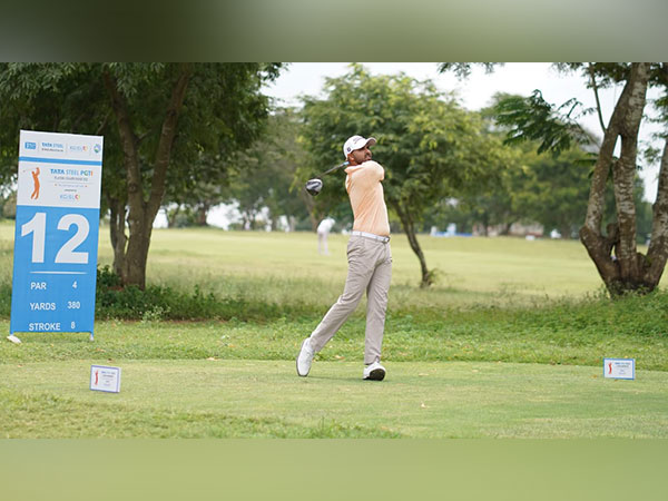 Khalin Joshi in action during PGTI Players Championship 2022 (Image: PGTI)