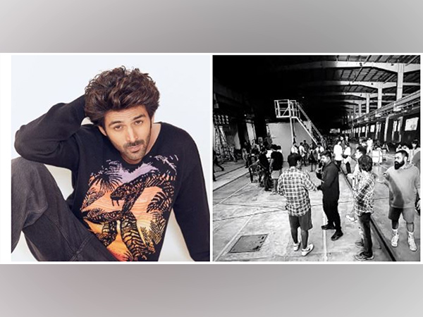 Kartik Aaryan and 'Shehzada' sets (Image Source: Instagram)