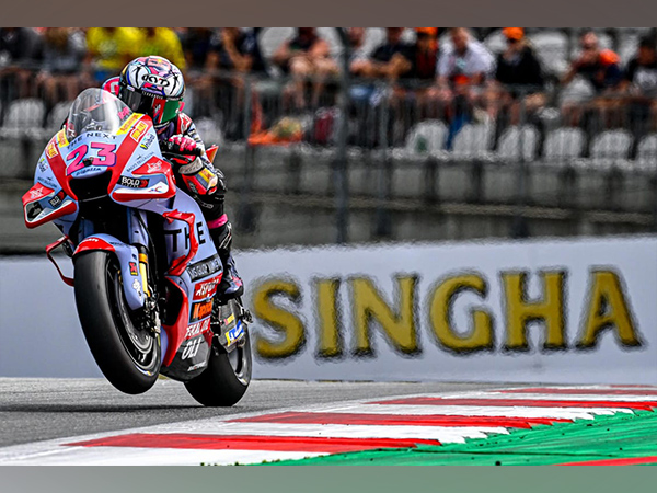 Enea Bastianini of Gresini Racing in action during Austrian Moto GP (Image: Gresini Racing)