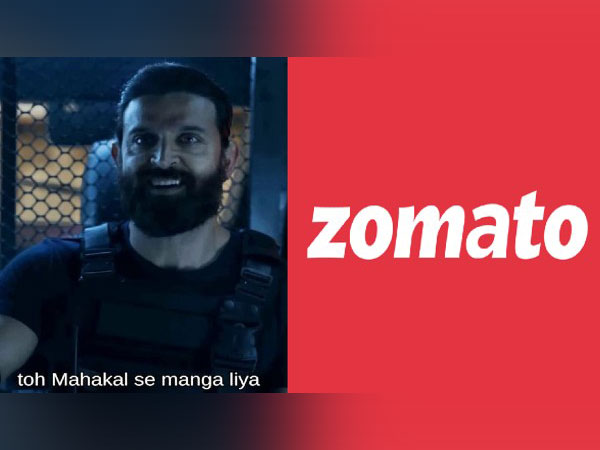 Glimpse of Hrithik from Zomato ad(Image source: Twitter)