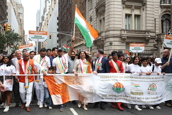 US: Indian diaspora sets two Guinness World Records at Madison Square, as part of Amrit Mahotsav celebrations