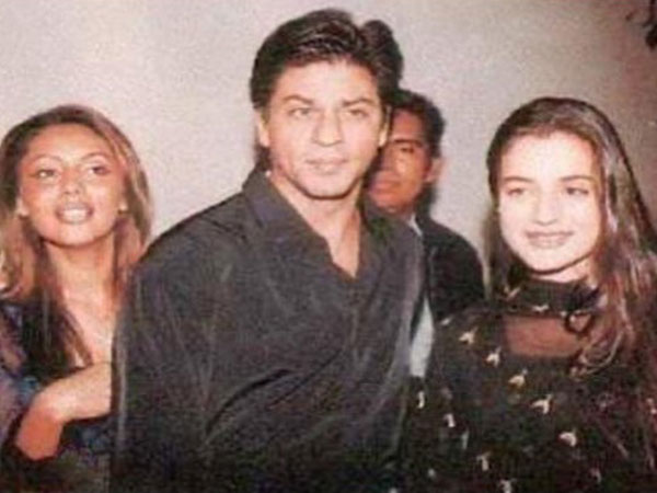  Ameesha Patel with Shah Rukh Khan and Gauri (Image Source: Instagram)
