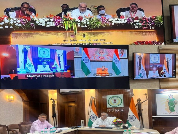 23rd meeting of the Central Zonal Council held in Bhopal (Photo:ANI)