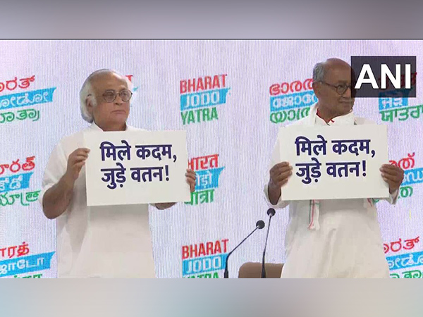 Congress releases tagline of Bharat Jodo Yatra in New Delhi on August 23 (Photo/ANI) 