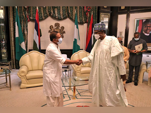 Nigerian President hails India-Nigeria long-standing friendship (Photo: Twitter/@MOS_MEA)