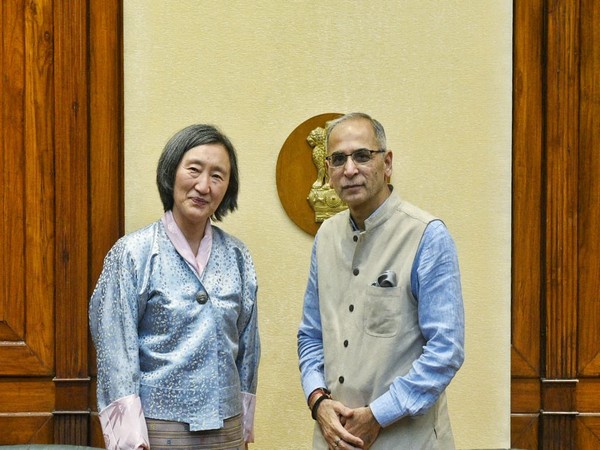  Foreign Secretary Vinay Mohan Kwatra with Bhutan counterpart Ambassador Pema Choden (Photo: Twitter)