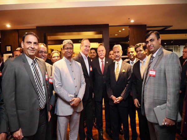 EAM Jaishankar interacts with association of entrepreneurs of Brazil.