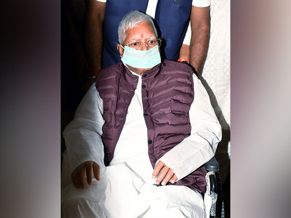 RJD Chief Lalu Prasad Yadav (File Photo/ANI)
