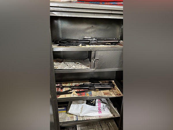 AK-47 recovered from residence of businessman  in Ranchi (Photo/ANI)
