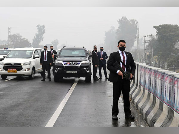 Security breach in Prime Minister Narendra Modi's convoy near Hussainiwala in Ferozepur district on January 5 this year (Photo:ANI)